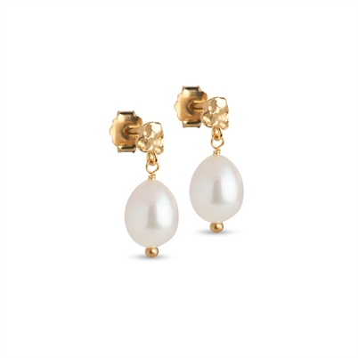 Enamel Copenhagen Studs Poe Pearl - Shop Online Her